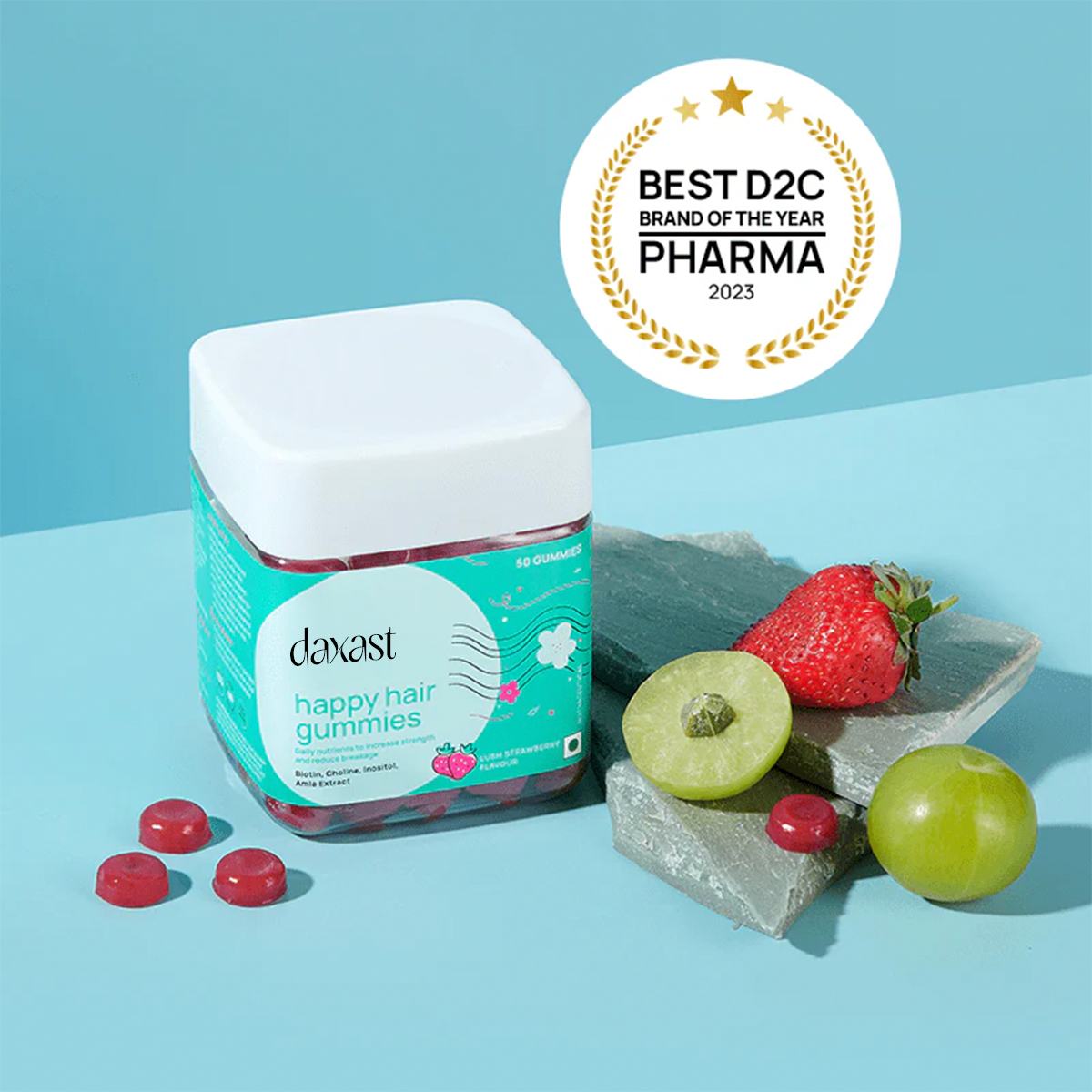 Daxast biotin hair gummies (B2G1)
